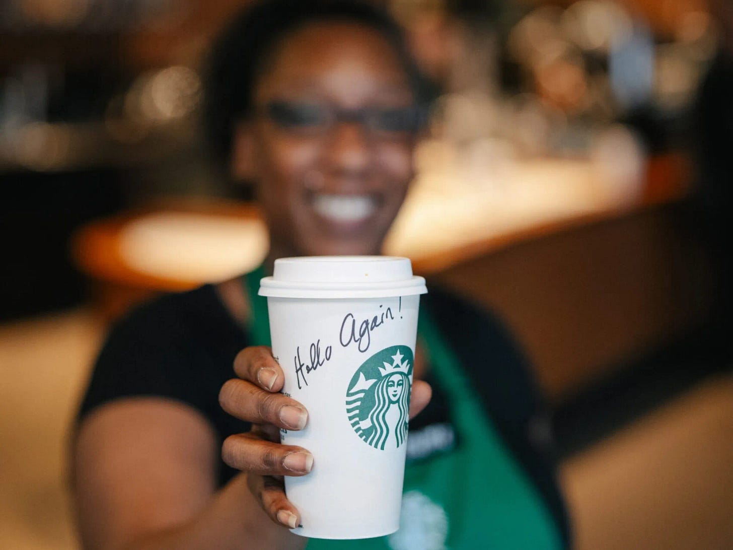 One venti, no foam, no personalized message latte, please.