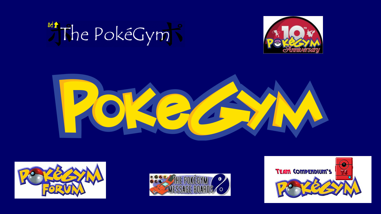 A selection of logos used during the history of The PokéGym