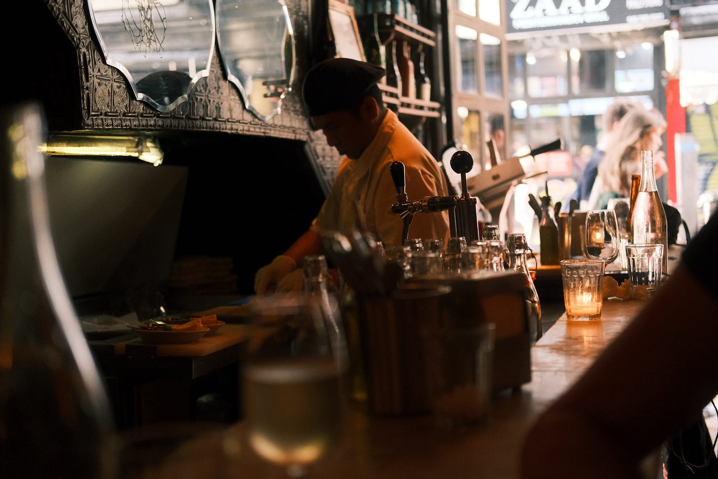 The Ten Bells NYC where to drink natural wine in New York City by food and travel writer Courtney Jill Bishop.