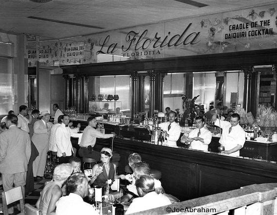 El Floridita Bar Havana Cuba Vintage Original Photograph ...