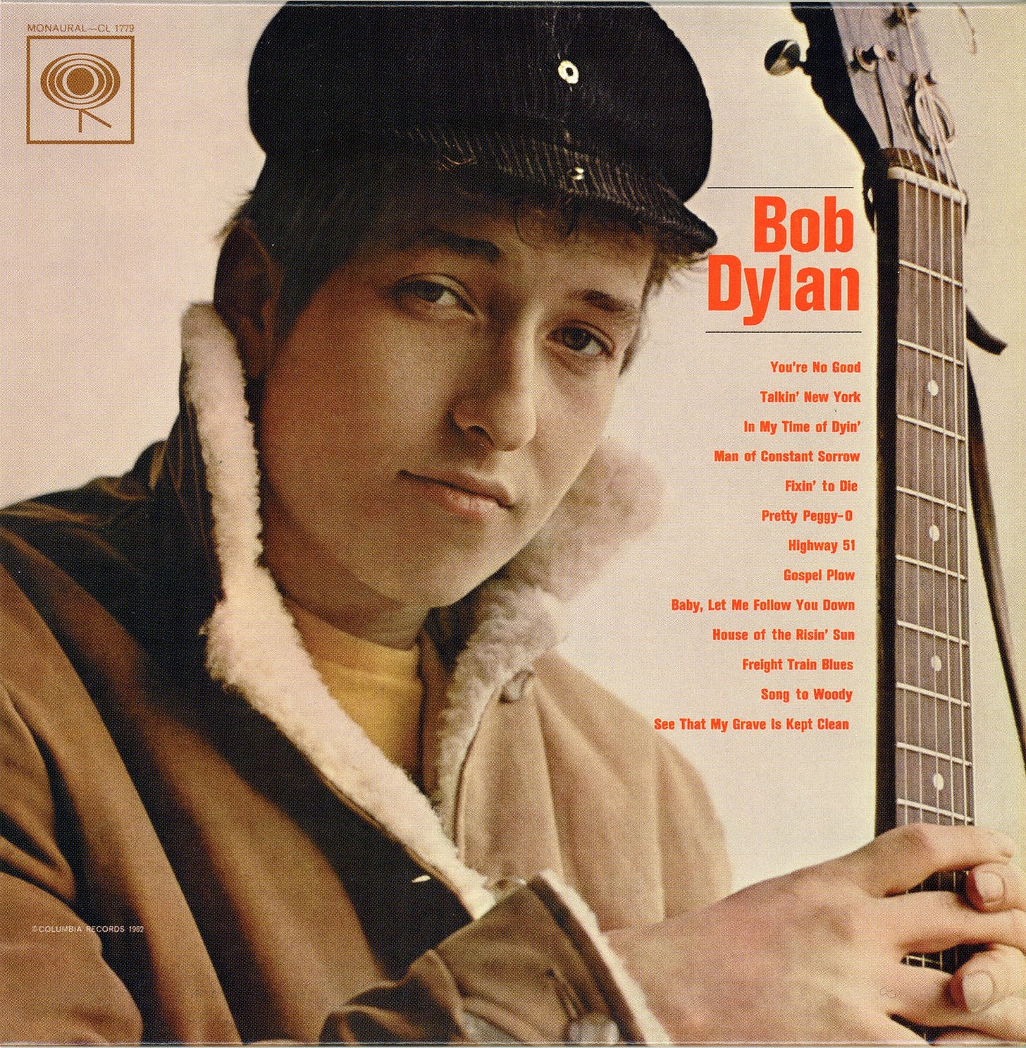 Play it Fucking Loud!: Bob Dylan - Bob Dylan (1962)