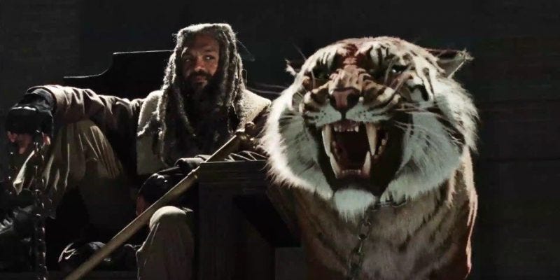 the walking dead brings more negan and king ezekiel at comic con 2016 images