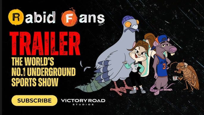 Rabid Fans | Trailer | The World's No.1 Underground Sports Show |  #animation #sports #comedy - YouTube