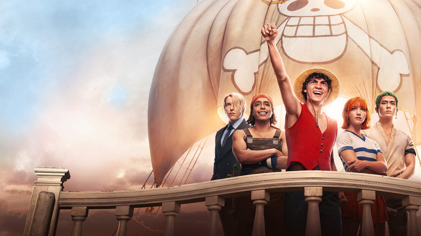 One Piece starring Iñaki Godoy, Emily Rudd, and Mackenyu. Click here to check it out.