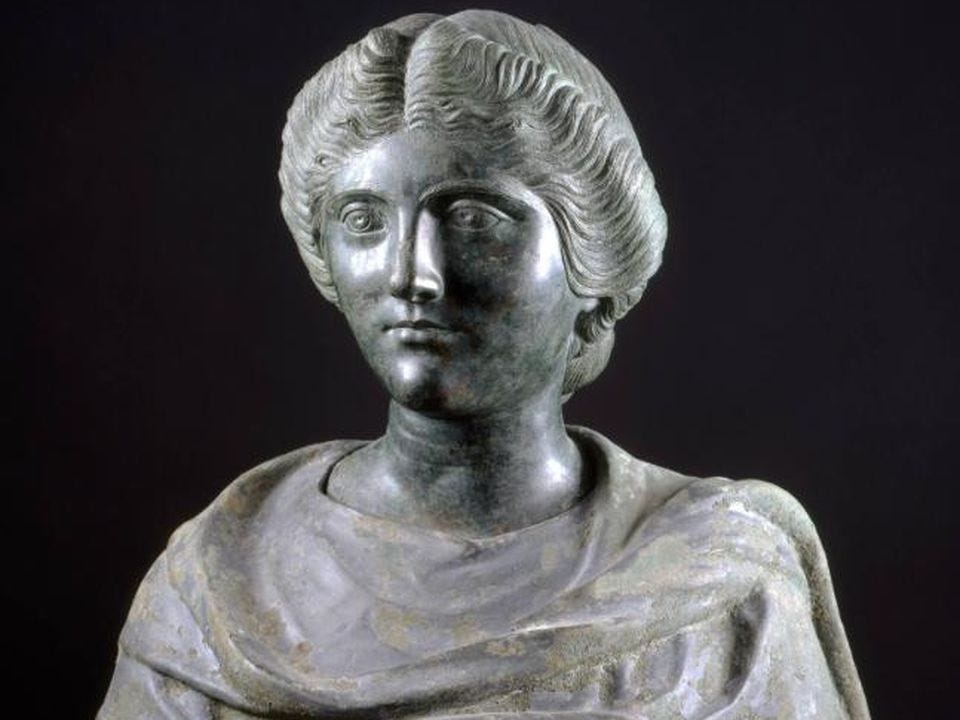 The Manhattan district attorney's office has seized "Portrait of a Lady (A Daughter of Marcus Aurelius?)" (160–180 C.E.) from the Worcester Art Museum.