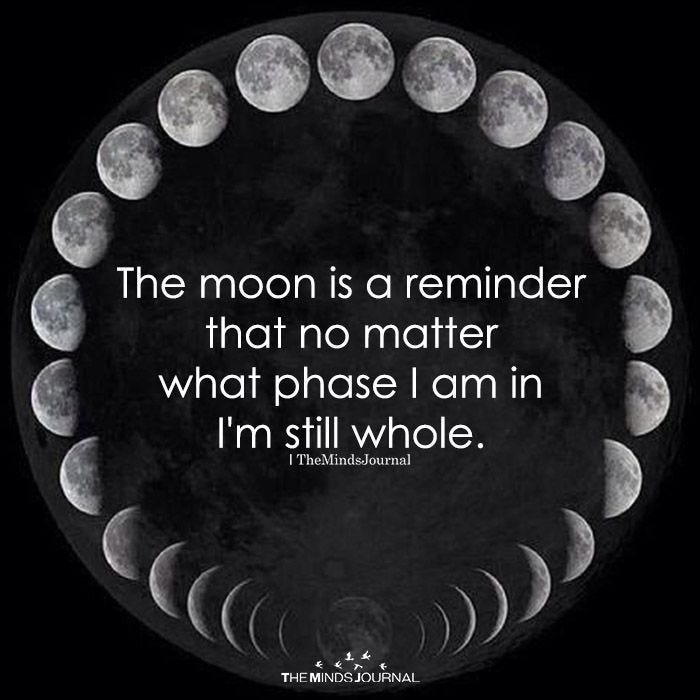 moon is always whole