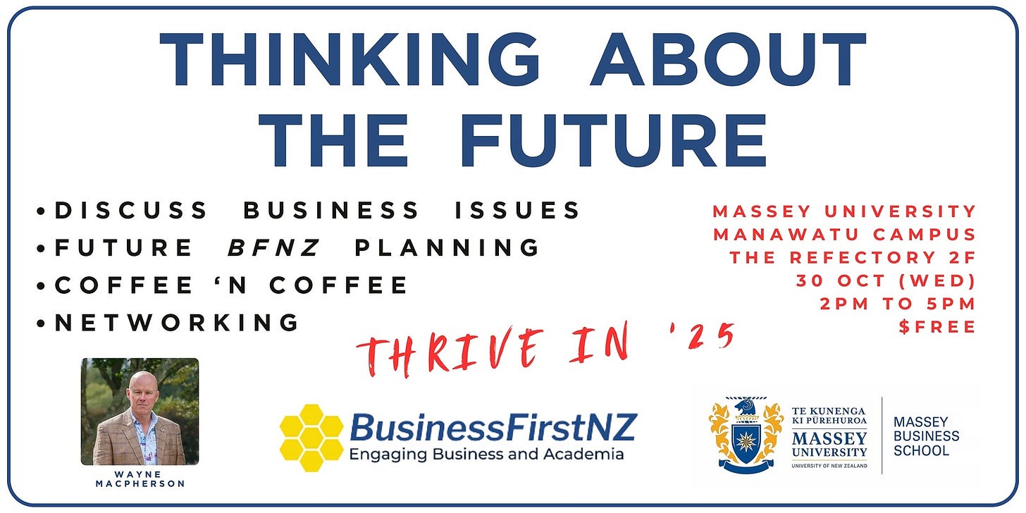 Banner image for BusinessFirstNZ – Thinking About the Future