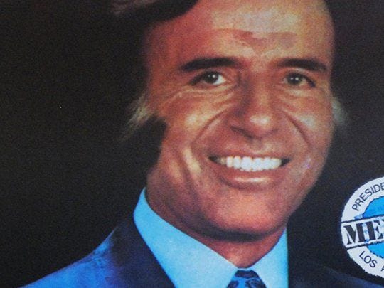 Afiche de campaña de Carlos Menem para las elecciones de 1989.
