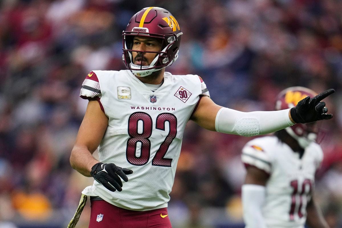 Fantasy football 2023: Commanders TE Logan Thomas draft profile, rankings,  projections for NFL season - DraftKings Network