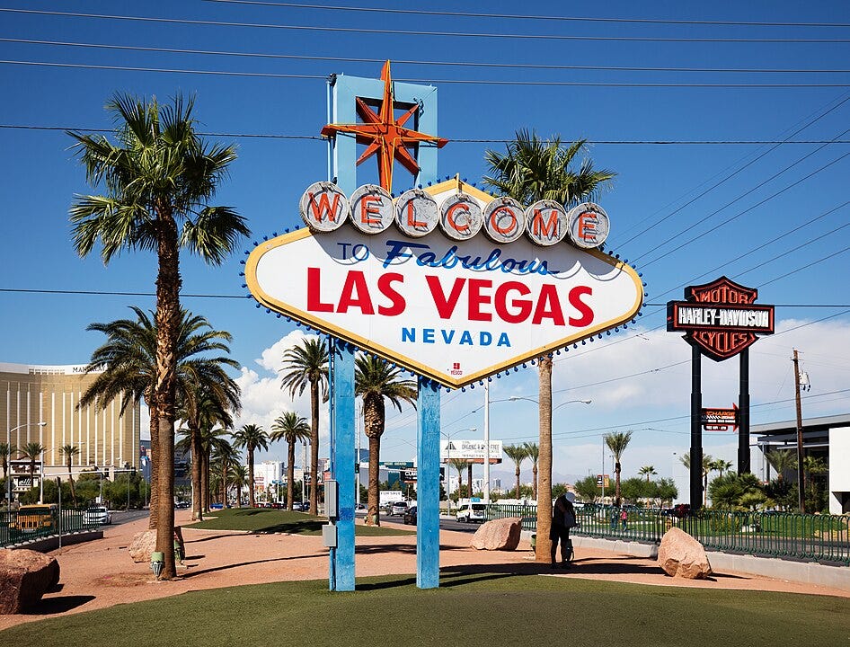 "Welcome to Fabulous Las Vegas Nevada" sign "Welcome to Fabulous Las Vegas Nevada" sign