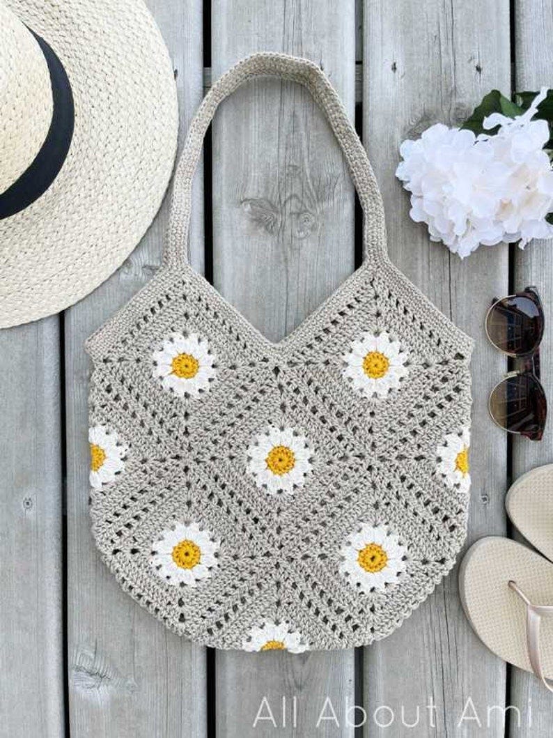 Breezy Days Daisy Bag Crochet Pattern image 8