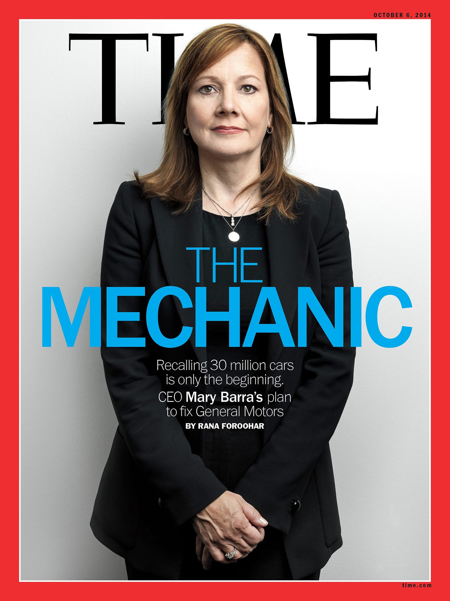 Five things 'Time' revealed about GM CEO Mary Barra