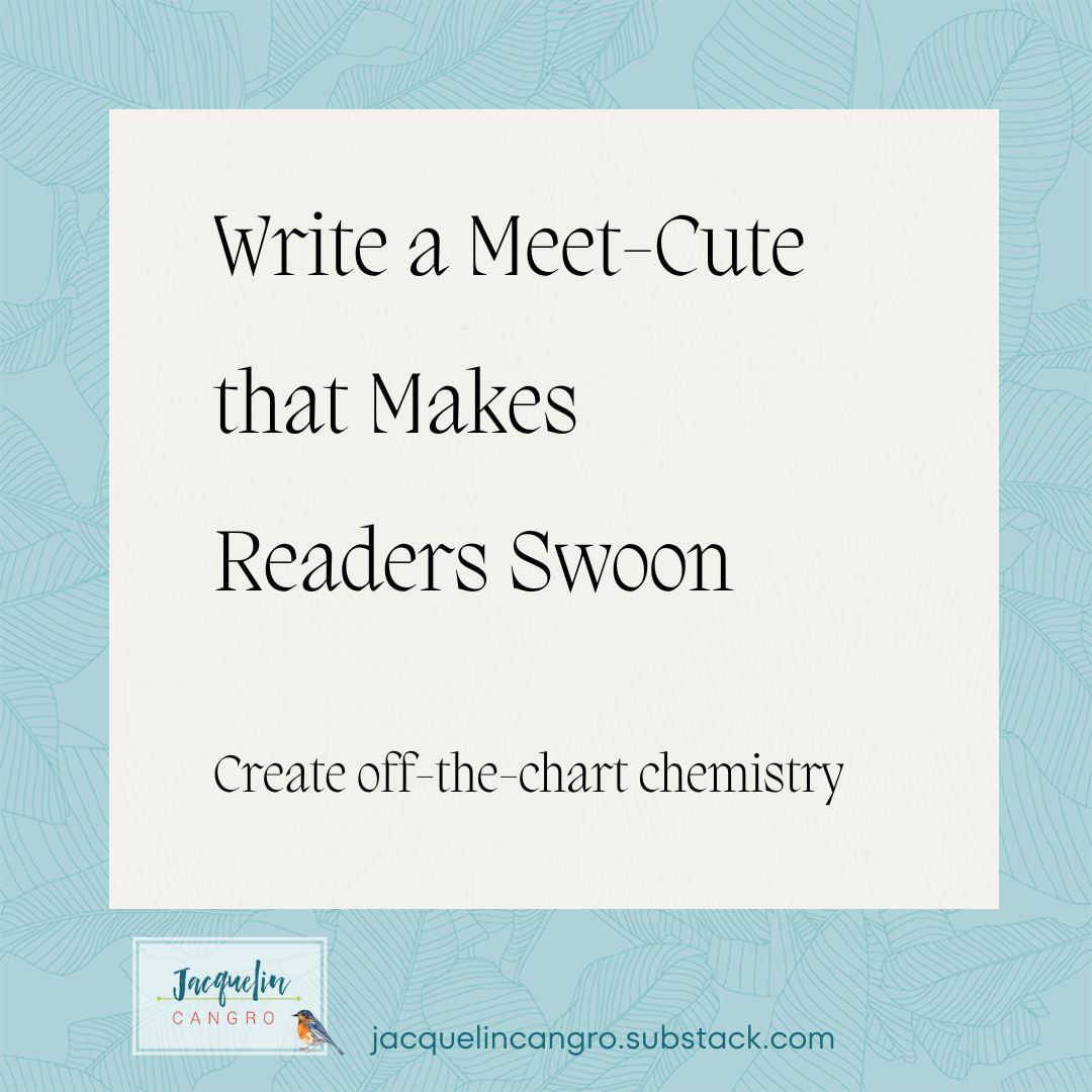 Tips to write a meet cute that makes readers swoon