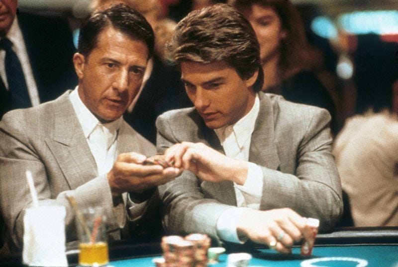 RAIN MAN casino images dustin hoffman with tom cruise bulge images