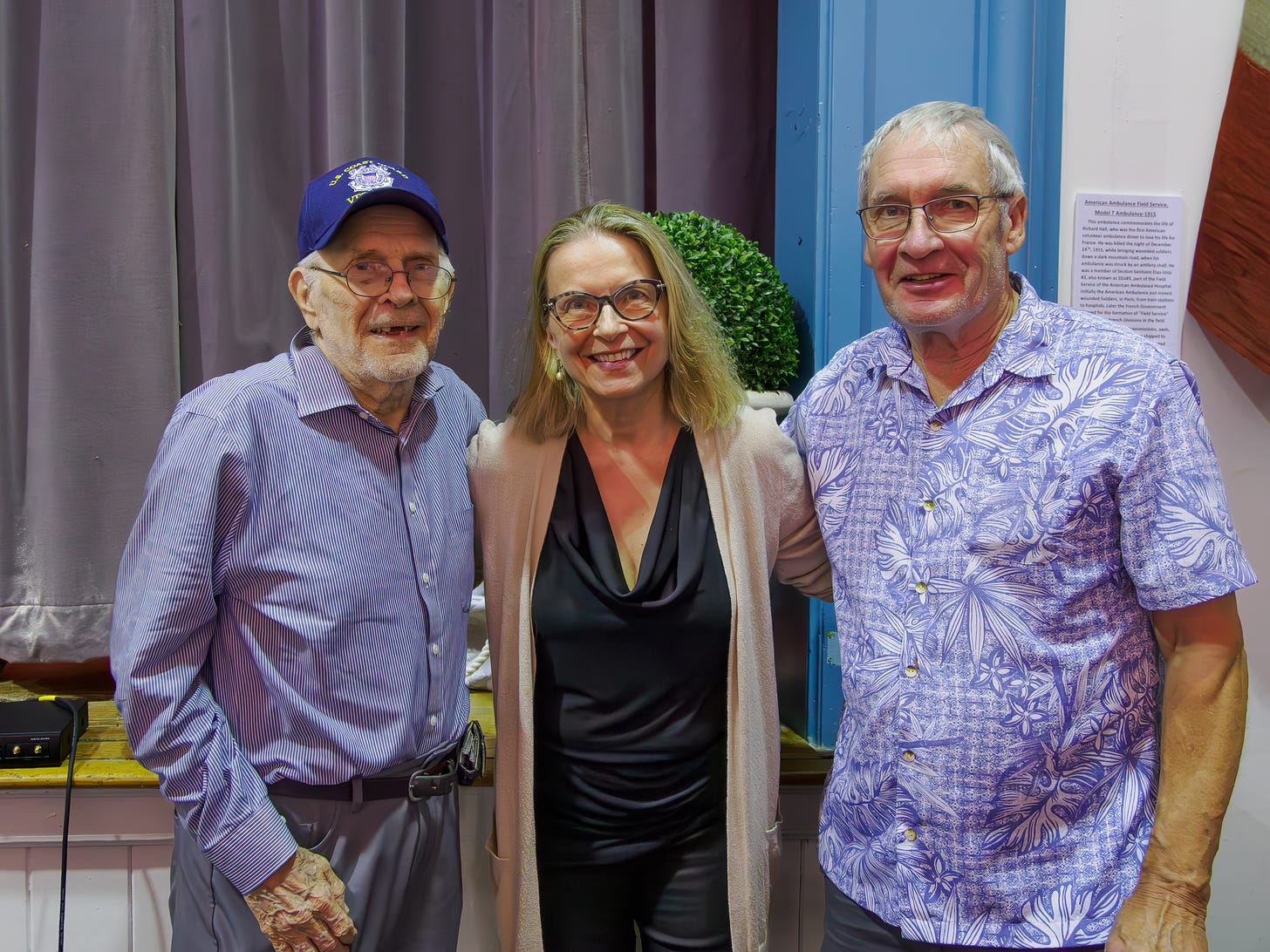 Ray and Earl Somero with Patricia Kangas Ktistes