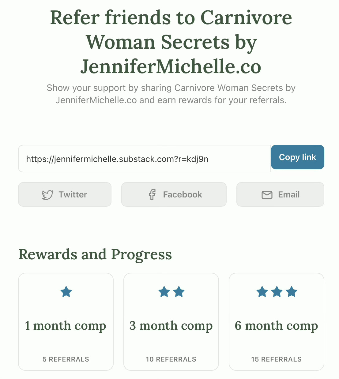 carnivore woman secrets referral