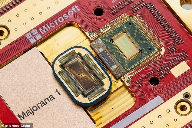 The Majorana 1 chip uses a first-of-its-kind material that isn't a solid, liquid or gas to produce fundamental units of information that serve as the building blocks for quantum computers