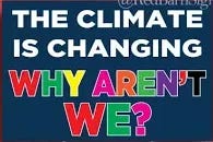 Climate Change Yard Sign - Inspire Positive Action For A Greener,