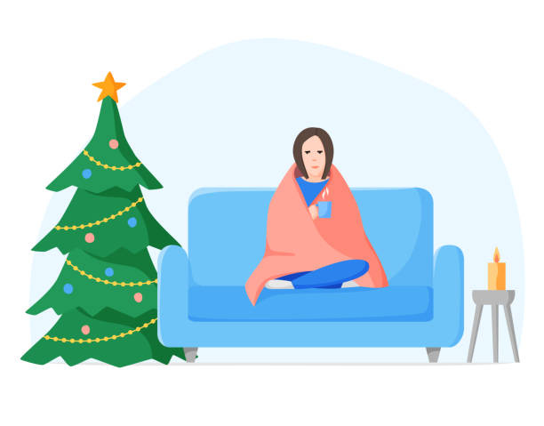 50+ Woman Lonely Christmas Illustrations, Royalty-Free Vector Graphics & Clip  Art - iStock