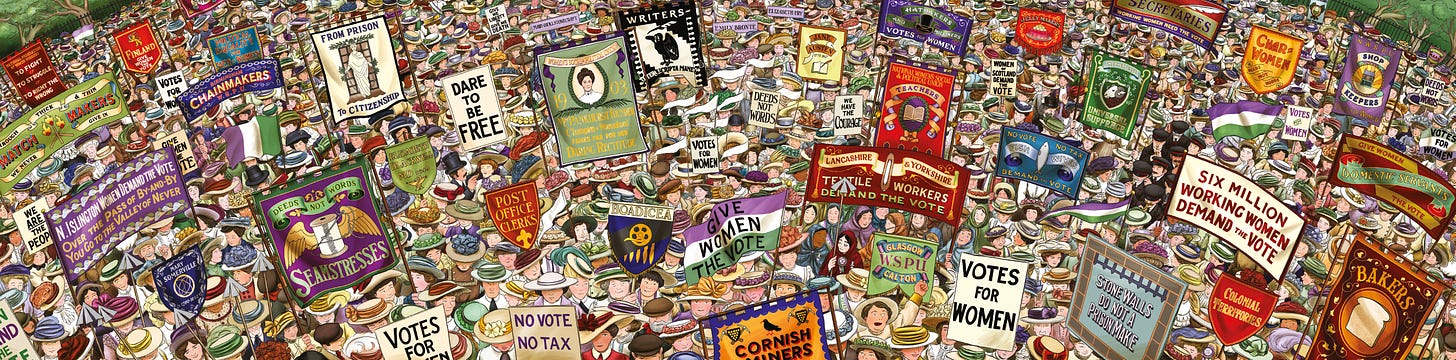 The biggest political demonstration London had ever seen, from the graphic novel of No Surrender