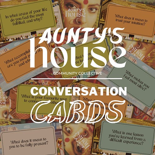 Aunty's House | Conversation Cards 🃏