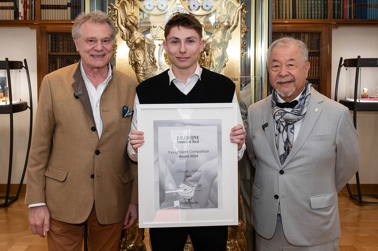 Thomas Aubert Séléné Young Talent Competition 2024 Winner F.P.Journe Manufacture Geneva Ceremony Info