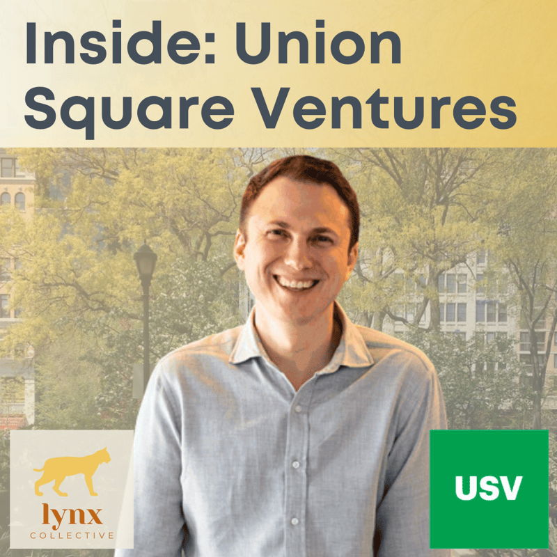 Cover Image for Inside Union Square Ventures with Jared Hecht (presented by Lynx Collective)