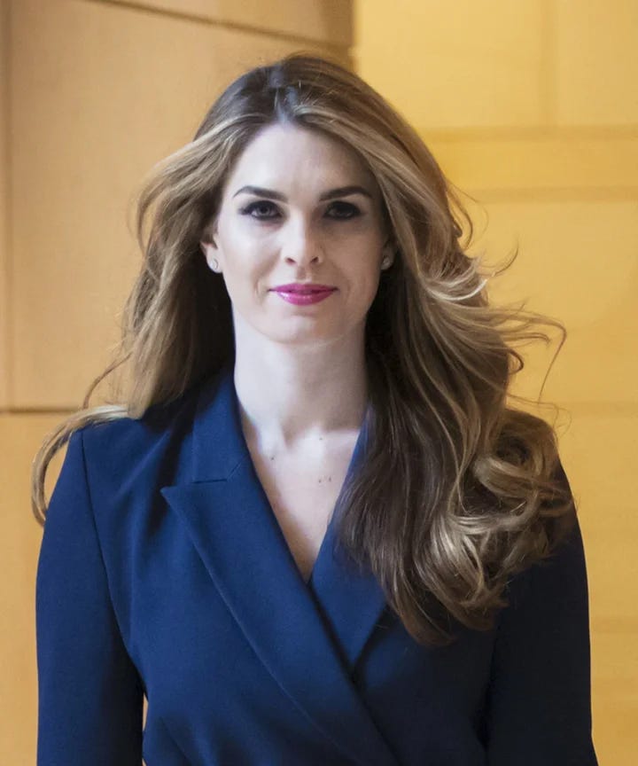 Hope Hicks Tells White Lies For Trump