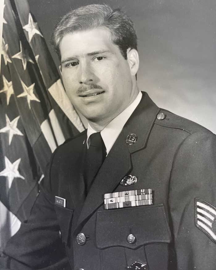 Staff Sgt. Todd VanCantfort sometime in the late 80s.