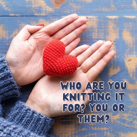 Are you knitting gifts for others? If gifting you knitting doesn't make you happy then don't give them. The truth about knitting for others. Simple rules to help you gift your knitting with success.