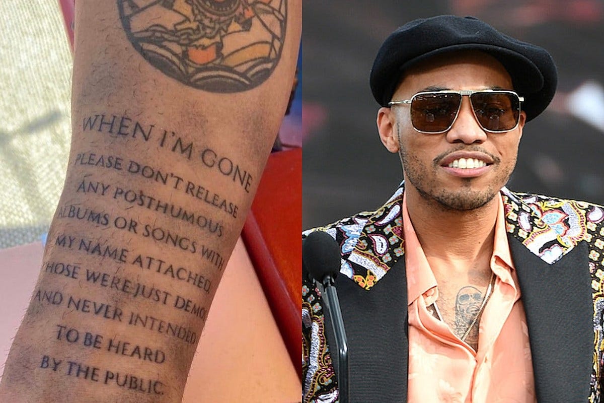 Anderson .Paak Has Tattoo Against Dropping His Music ...