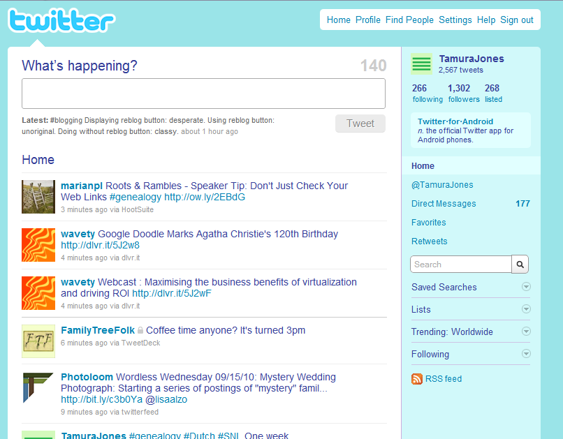 Twitter Old design