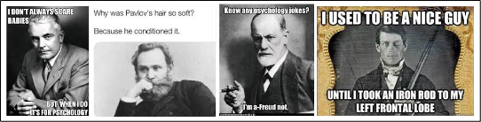 Sample google images search yield for Psychology Memes 