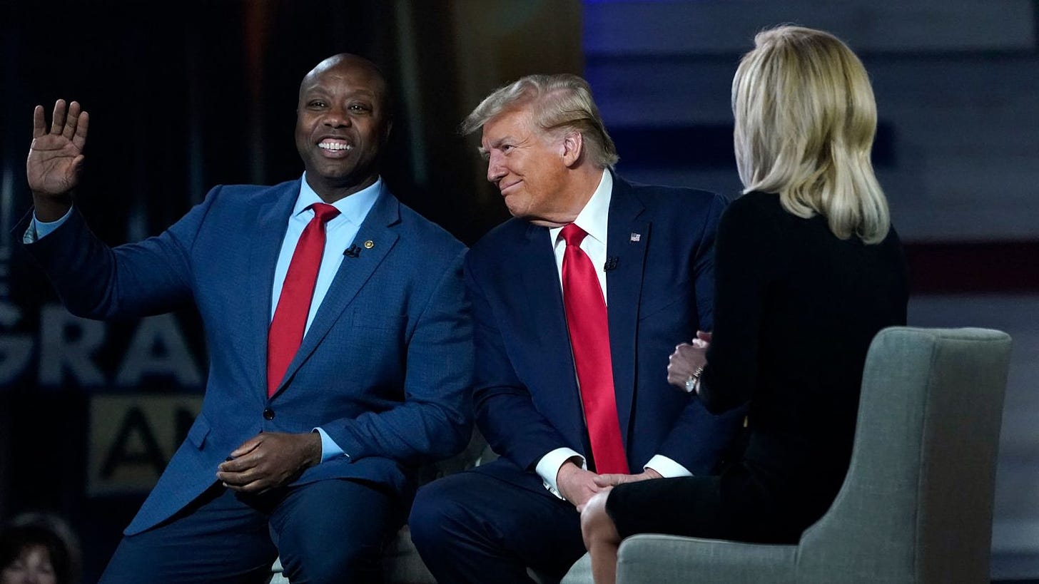 Tim Scott takes center stage in Trump-Haley battle as South Carolina  primary approaches | CNN Politics