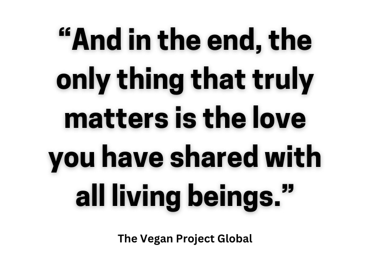 A life rooted in compassion leaves a lasting legacy. Every act of kindness toward animals and all living beings reflects the love we carry, making the world a better place. Choose love. 🌱❤️