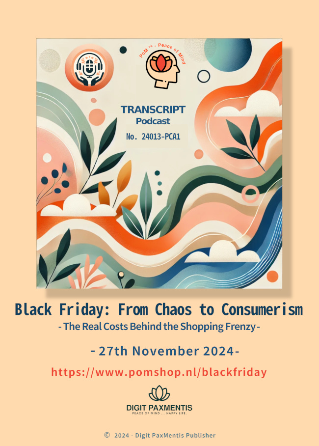 Transcript "Black Friday - From chaos to Consumerism" (2th November 2024)