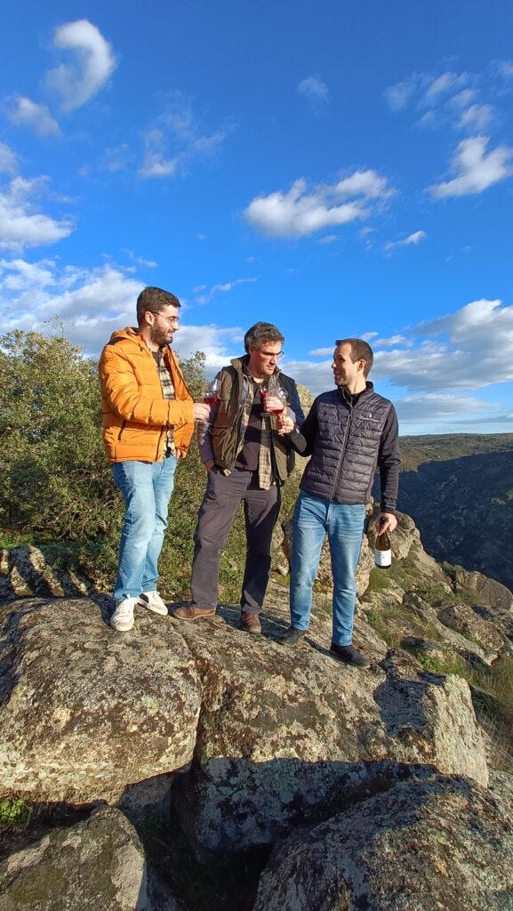 Frederico Machado & RIcardo Alves (Arribas Wine Company) with António Picotês