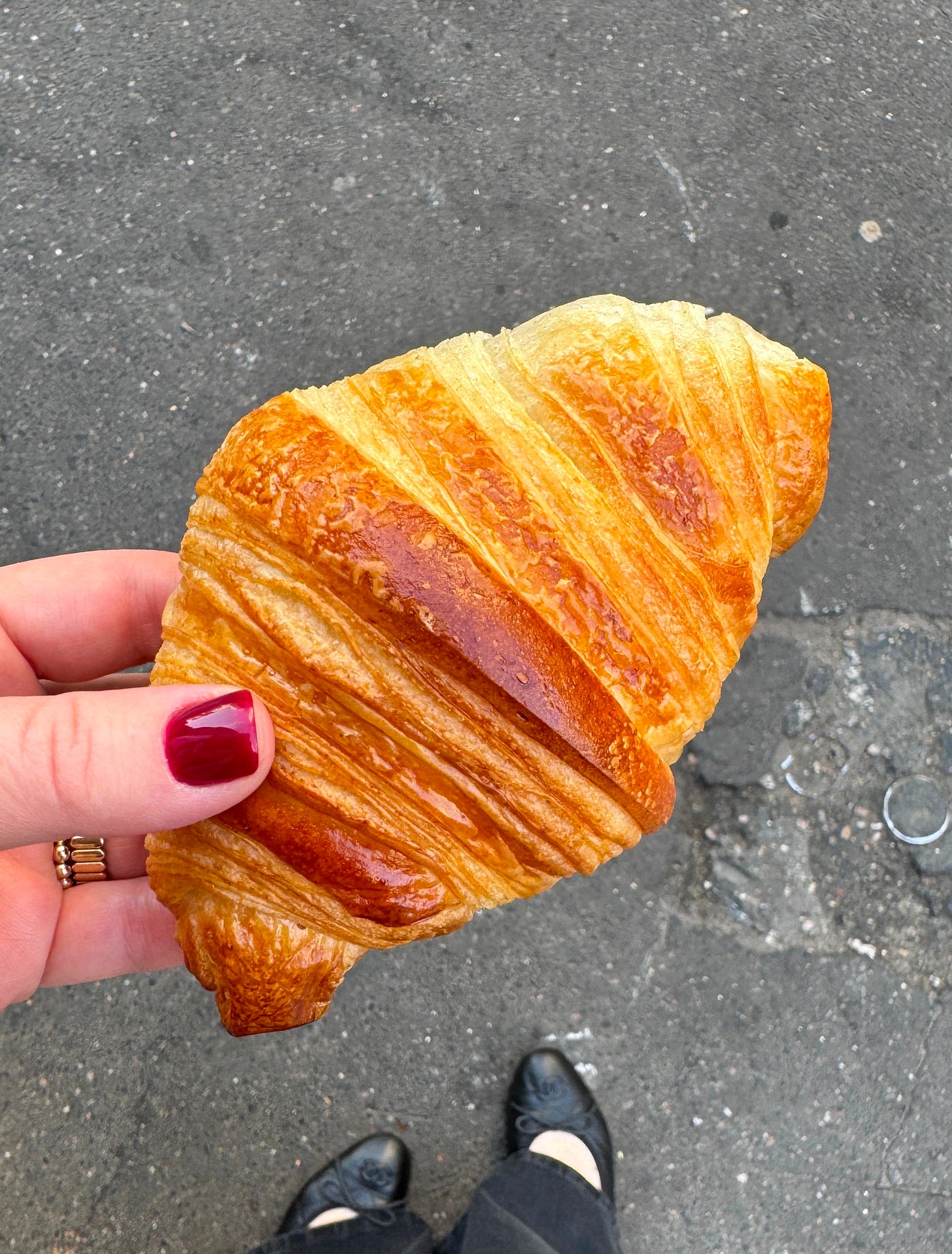 Dana Rebecca Gordon's croissant in Paris