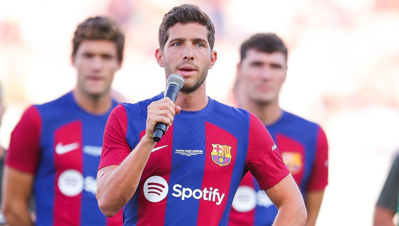 Sergi Roberto tira de liderazgo e invita a la unidad en el Barça