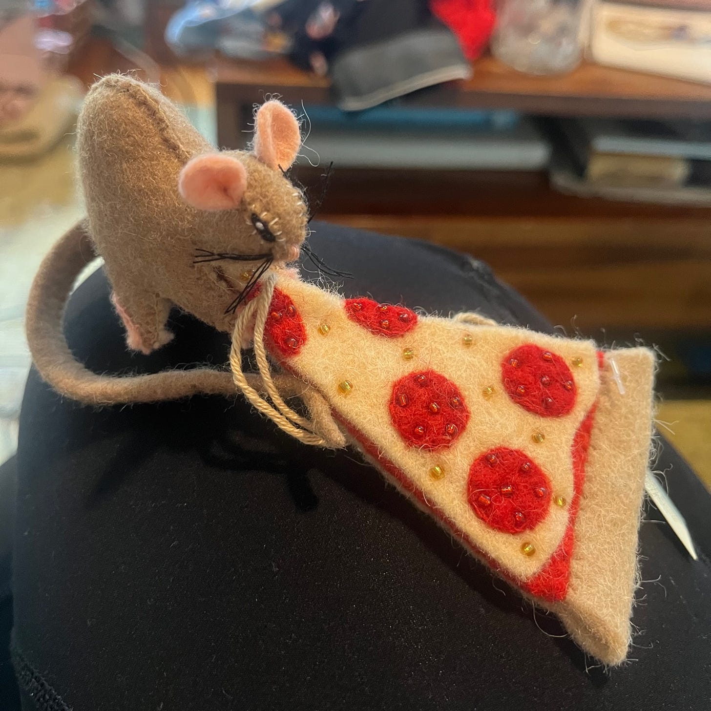 pizza rat christmas ornament