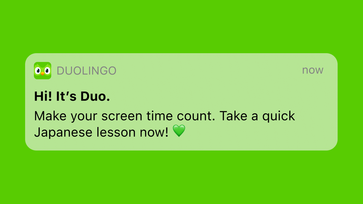 How the Duolingo Owl Decides What Notification To Send