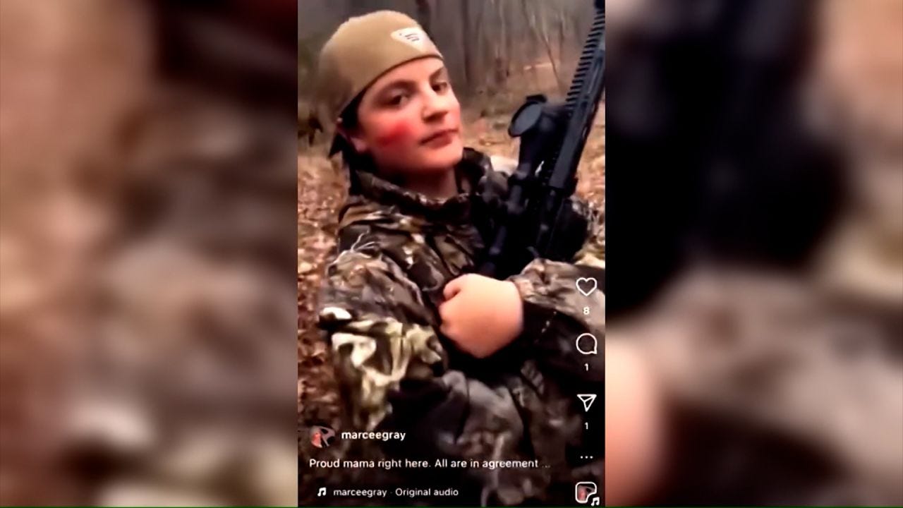 Video shows Apalachee High School shooting suspect posing with gun and a  dead deer