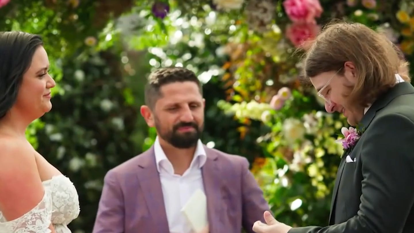 Ashleigh and Jake get married on MAFS.