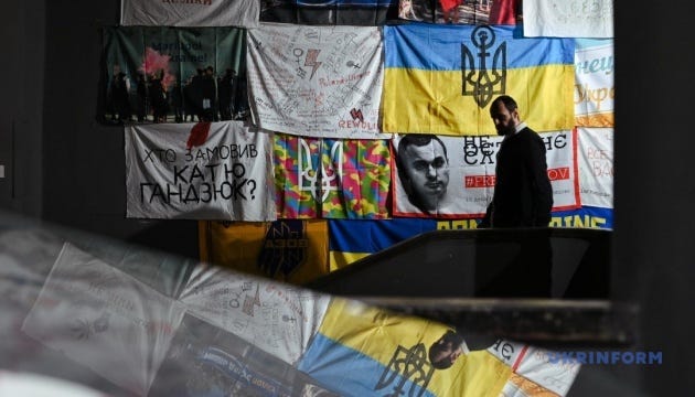 In Lviv, an exhibition has opened showcasing nonviolent resistance by Ukrainians in occupied territories / Photo by Anastasia Smolienko, Ukrinform