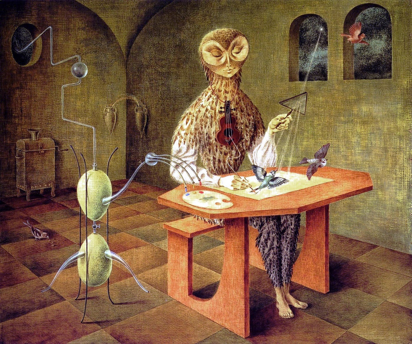 Great Paintings: The Creation of The Birds by Remedios Varo | by Maria  Cristina | Medium