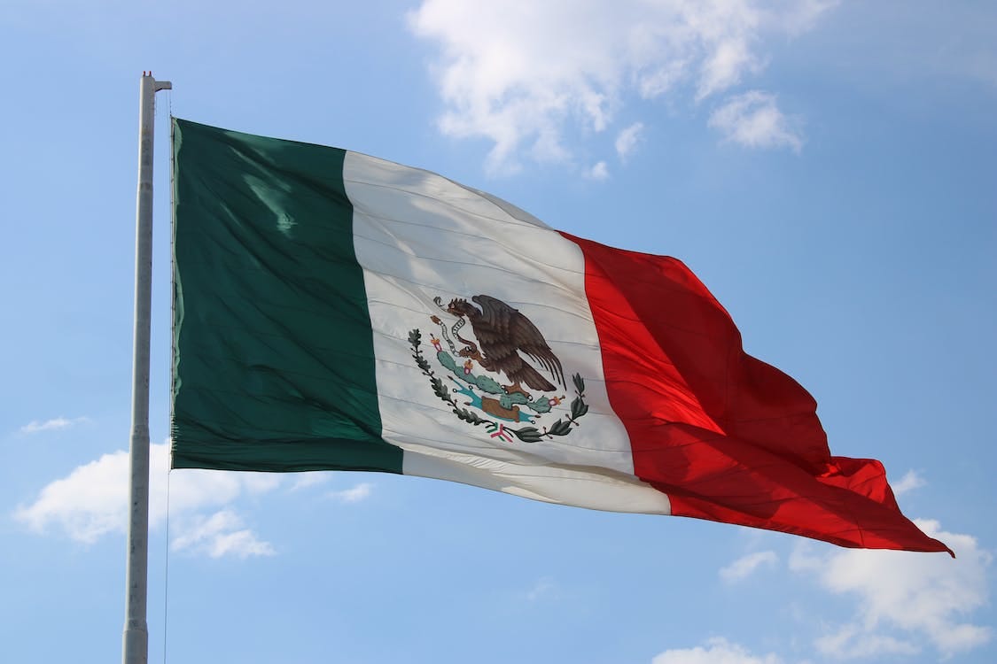 Free Flag of Mexico Stock Photo