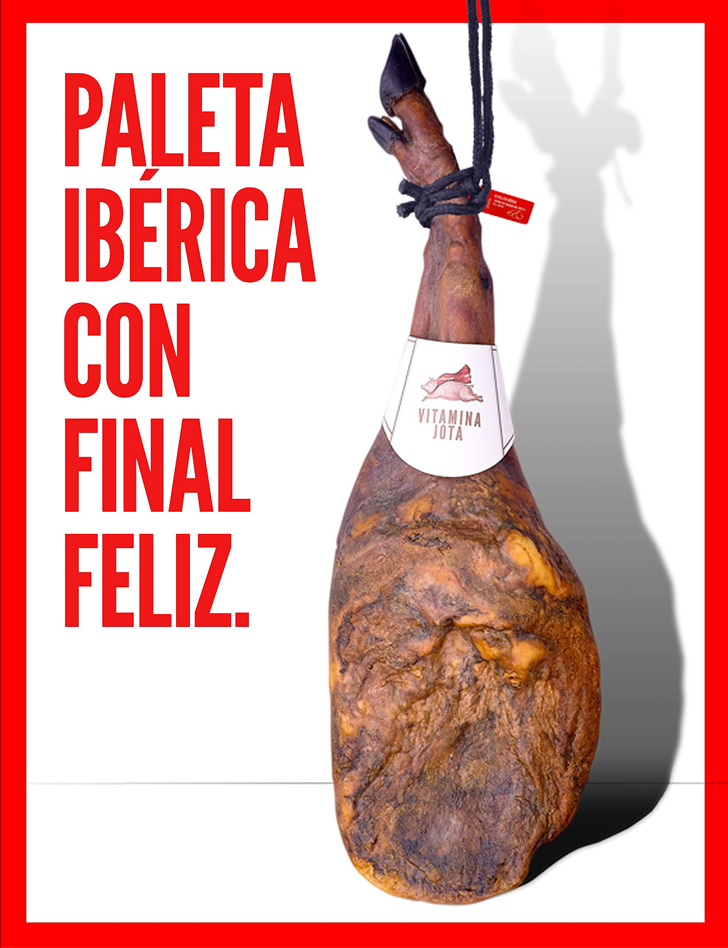 VitaminaJota Paleta de jamón ibérico de bellota 5 kilos entera o ya cortada  en sobres al vacío (6) : Amazon.es: Alimentación y bebidas