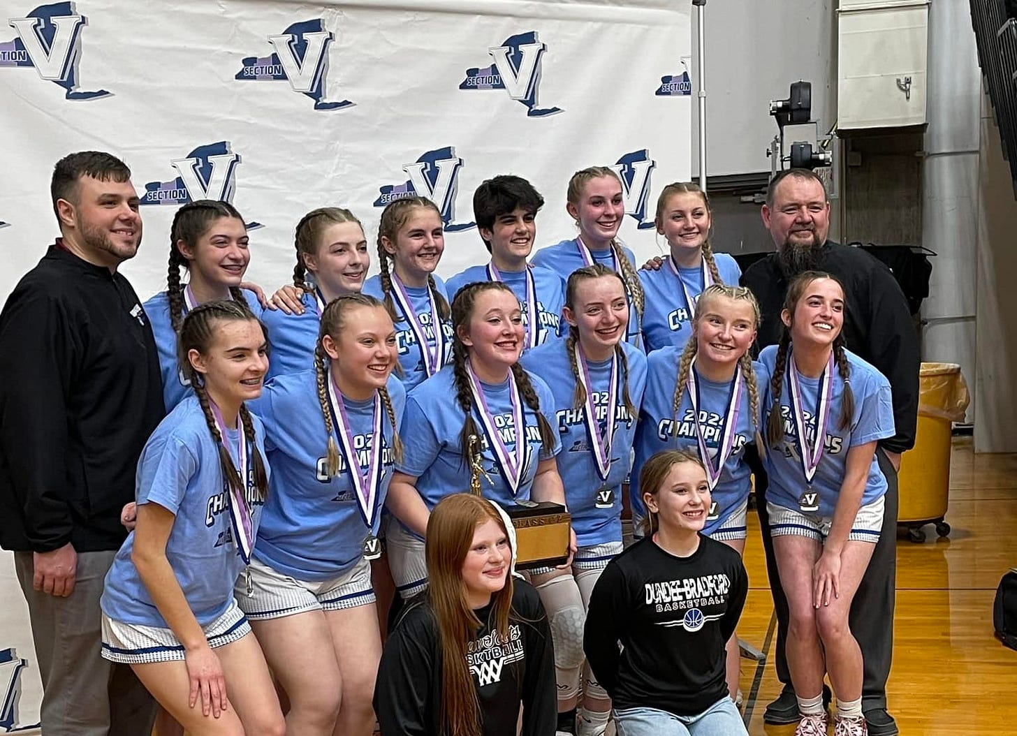 GIRLS BASKETBALL: Dundee/Bradford takes down Keshequa in Class C2 finals to win  first sectional title | Fingerlakes1.com