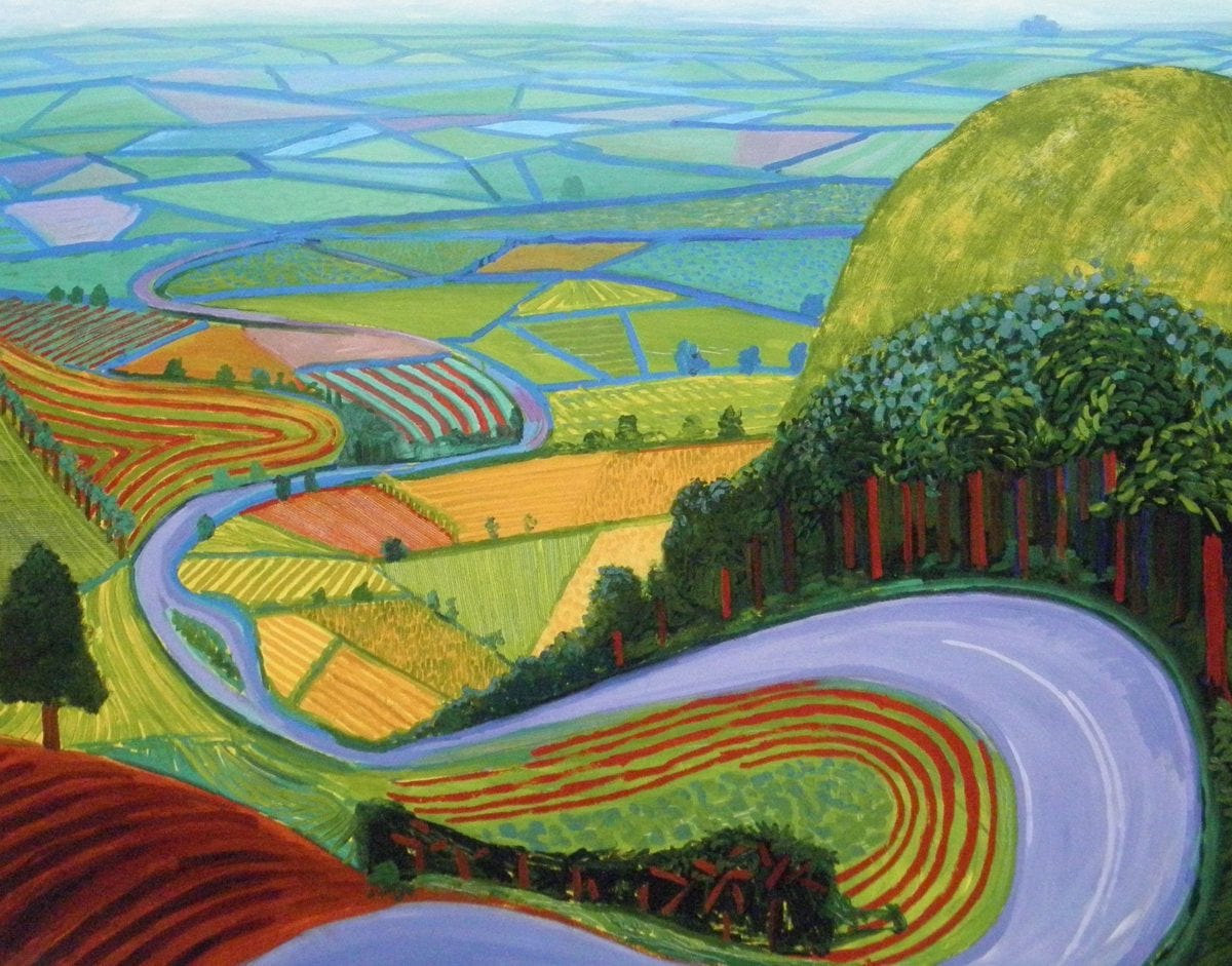 DAVID HOCKNEY – GARROWBY HILL – MY CREATIWEB SPACE