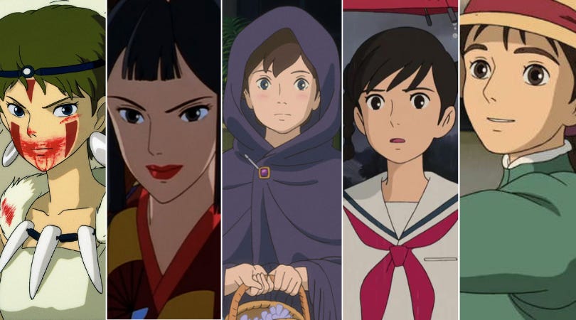 Studio Ghibli - Protagonismo feminino